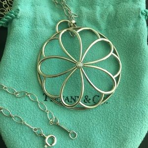 Garden flower with diamond big